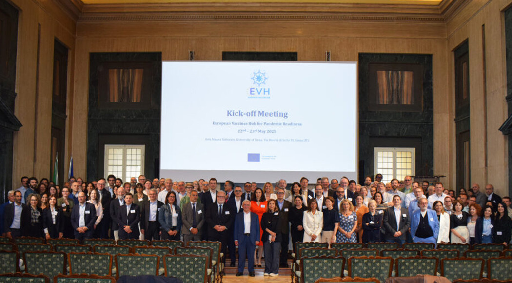 The EVH Kick-off Meeting gathered over 160 experts in Siena to launch collaborative efforts on vaccine innovation, clinical studies and pandemic readiness across Europe. The EVH Kick-off Meeting in Siena, Italy